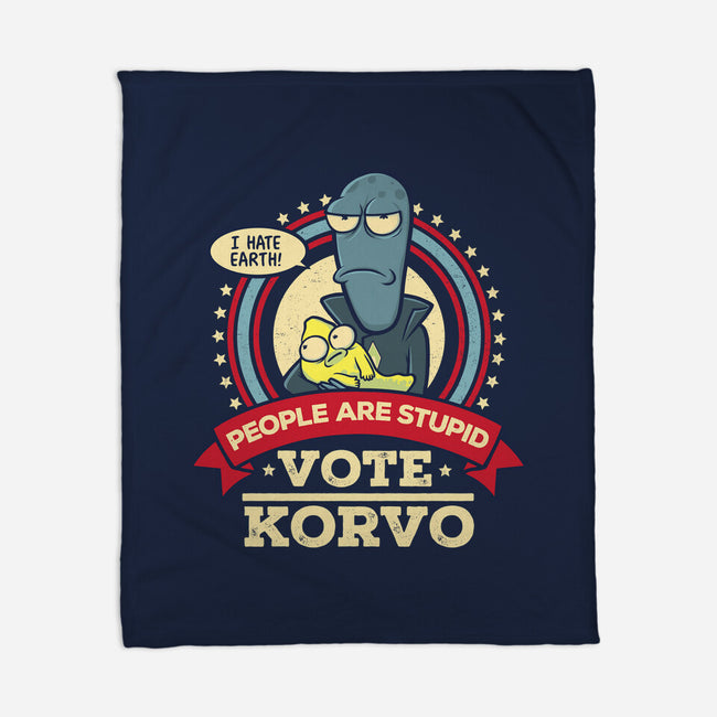 Vote Korvo-none fleece blanket-kgullholmen