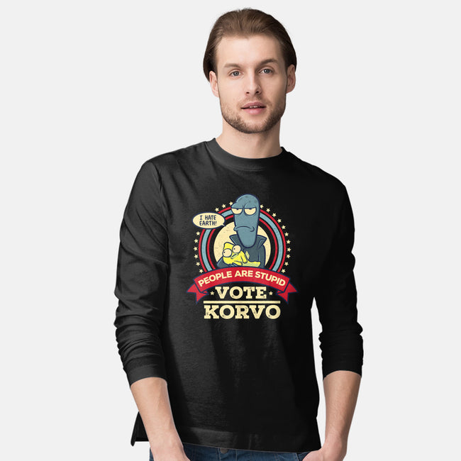 Vote Korvo-mens long sleeved tee-kgullholmen