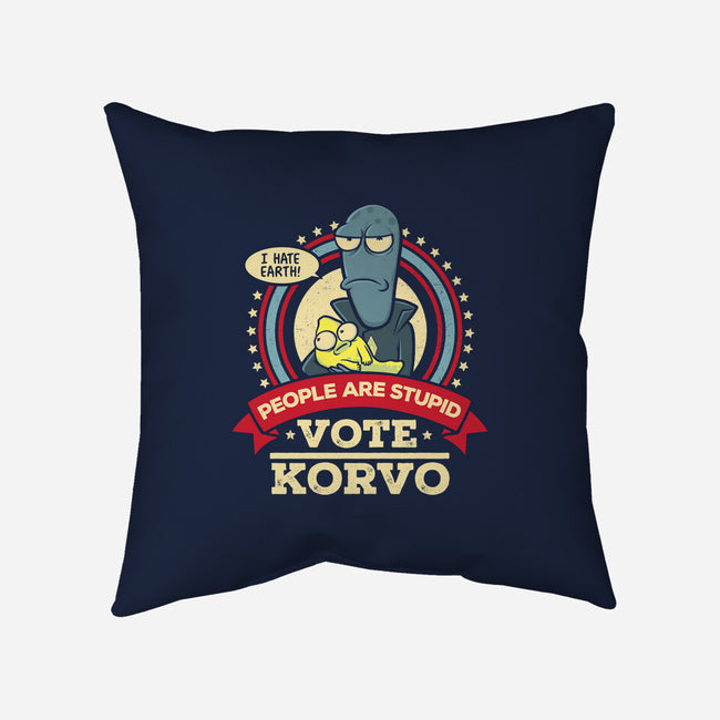 Vote Korvo-none removable cover w insert throw pillow-kgullholmen