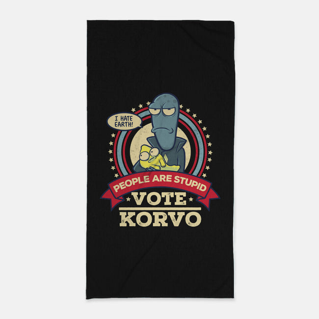 Vote Korvo-none beach towel-kgullholmen