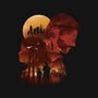 The Last Sunset-womens v-neck tee-dandingeroz