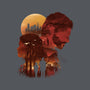 The Last Sunset-womens v-neck tee-dandingeroz