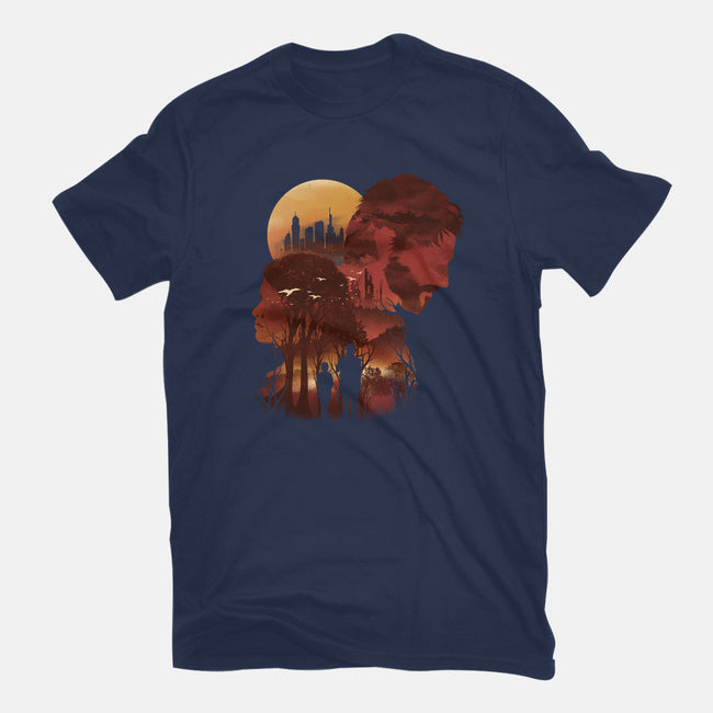 The Last Sunset-womens basic tee-dandingeroz