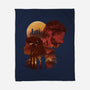 The Last Sunset-none fleece blanket-dandingeroz