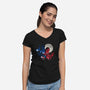 1998 Survivors-womens v-neck tee-dandingeroz