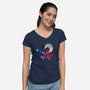 1998 Survivors-womens v-neck tee-dandingeroz