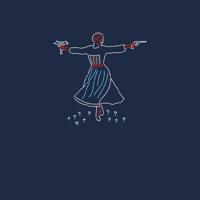 Hills Are Alive-womens v-neck tee-rocketman_art
