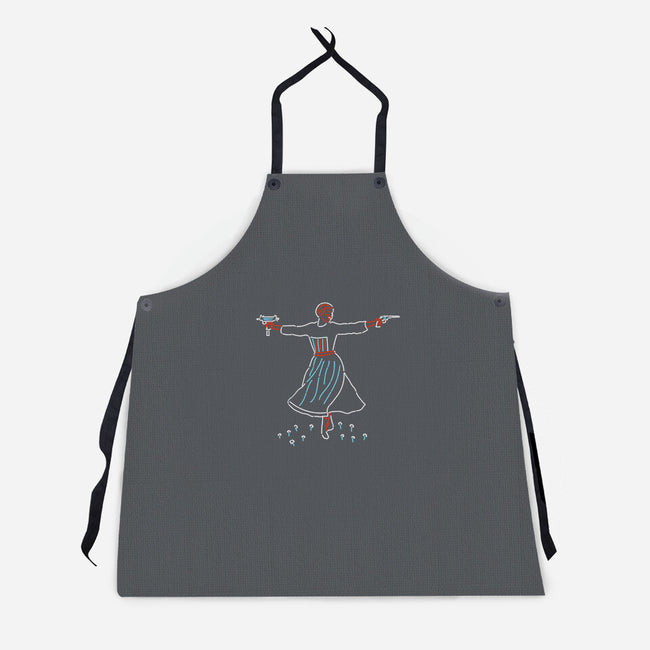 Hills Are Alive-unisex kitchen apron-rocketman_art