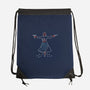 Hills Are Alive-none drawstring bag-rocketman_art