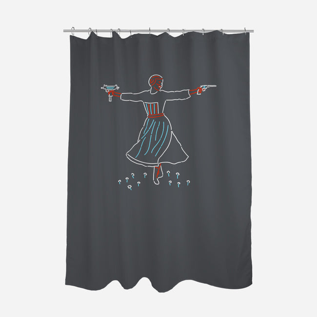 Hills Are Alive-none polyester shower curtain-rocketman_art