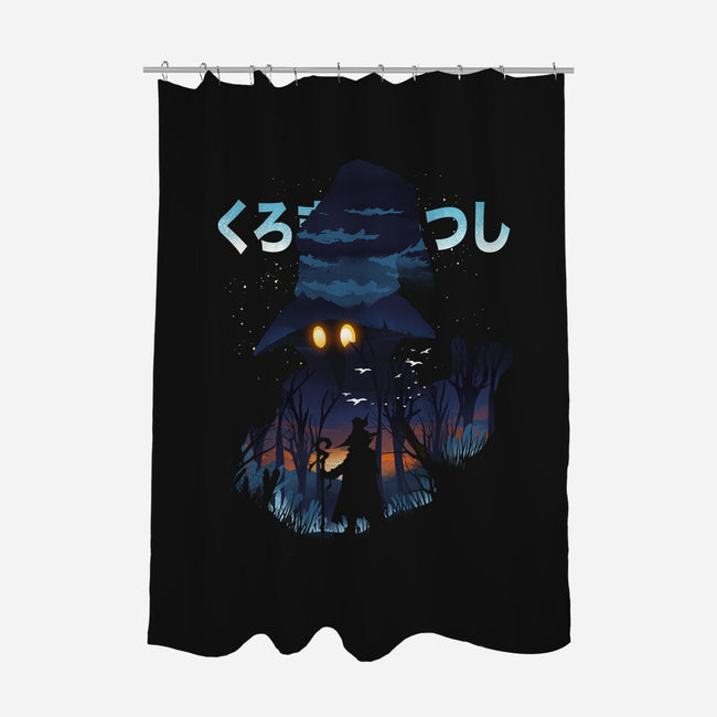 The Black Mage-none polyester shower curtain-dandingeroz
