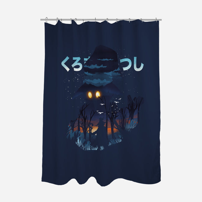 The Black Mage-none polyester shower curtain-dandingeroz