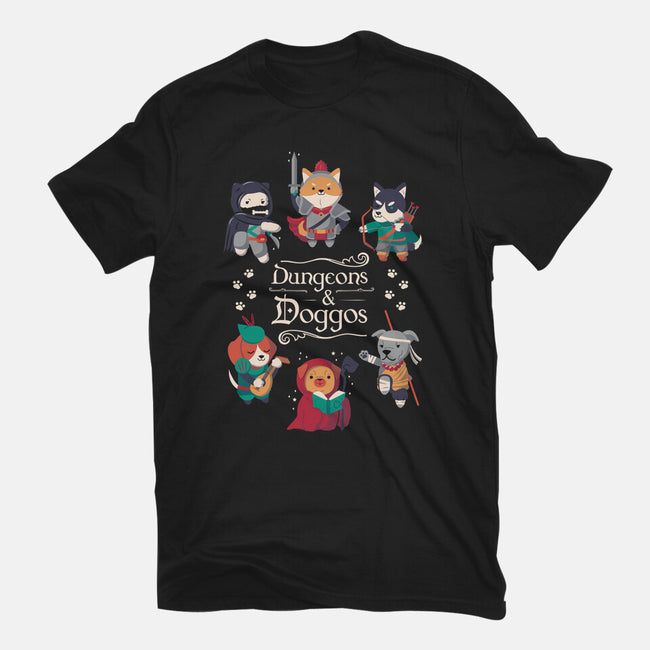 Dungeons & Doggos 2-unisex basic tee-Domii