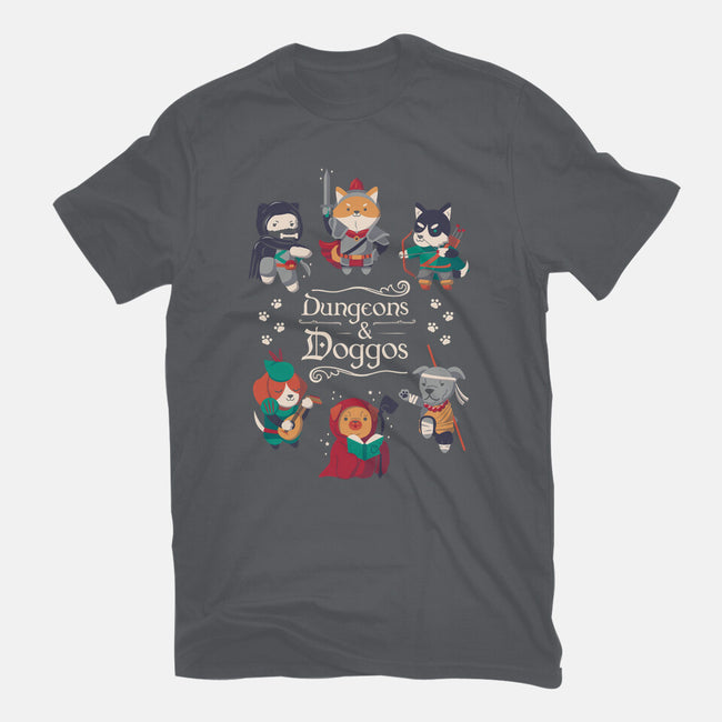 Dungeons & Doggos 2-unisex basic tee-Domii