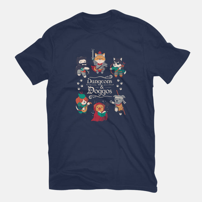 Dungeons & Doggos 2-womens fitted tee-Domii