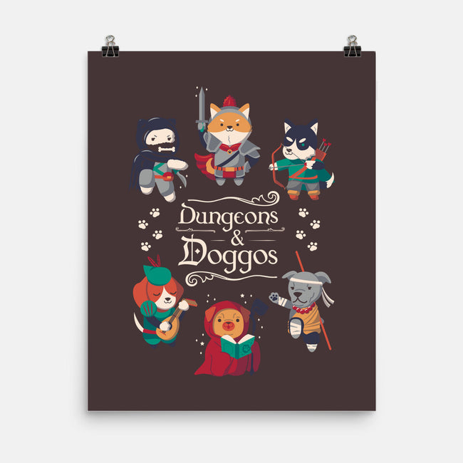 Dungeons & Doggos 2-none matte poster-Domii