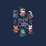 Dungeons & Cats 2-womens off shoulder tee-Domii