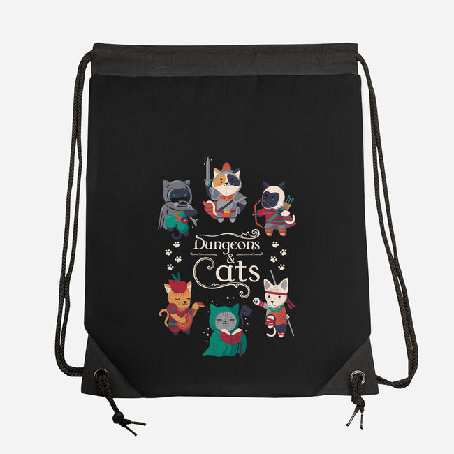 Dungeons & Cats 2-none drawstring bag-Domii