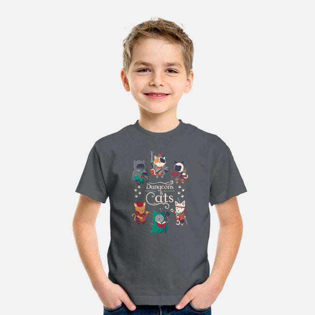 Dungeons & Cats 2-youth basic tee-Domii