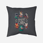 Dungeons & Cats 2-none removable cover w insert throw pillow-Domii
