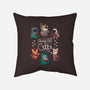 Dungeons & Cats 2-none removable cover w insert throw pillow-Domii