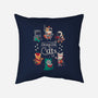 Dungeons & Cats 2-none removable cover w insert throw pillow-Domii