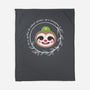 Be Happy-none fleece blanket-kosmicsatellite