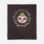 Be Happy-none fleece blanket-kosmicsatellite