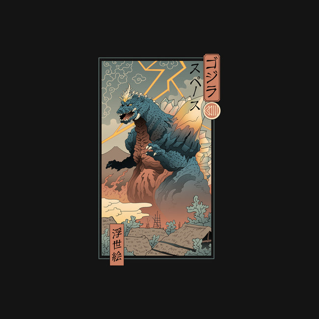 Space Kaiju Ukiyo-E-unisex crew neck sweatshirt-vp021