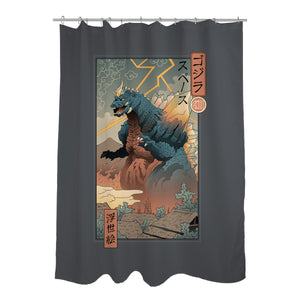 Space Kaiju Ukiyo-E