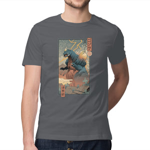 Space Kaiju Ukiyo-E