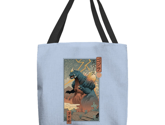 Space Kaiju Ukiyo-E