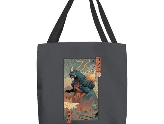 Space Kaiju Ukiyo-E
