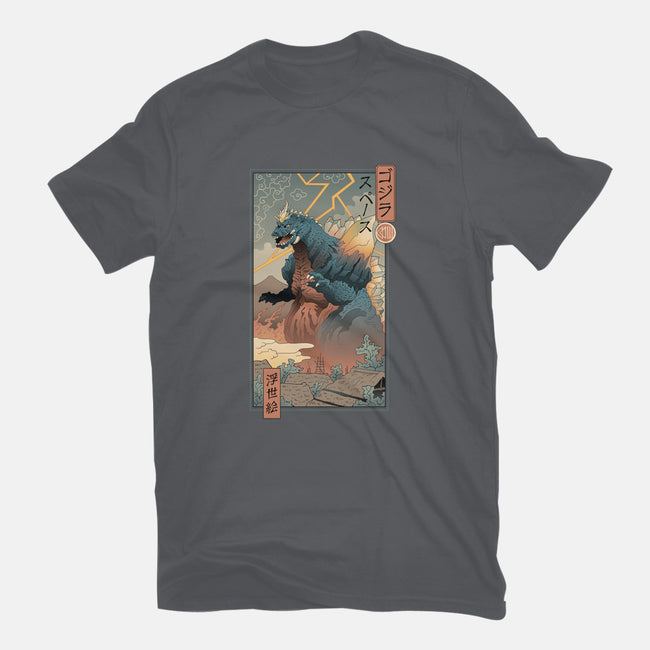 Space Kaiju Ukiyo-E-mens basic tee-vp021