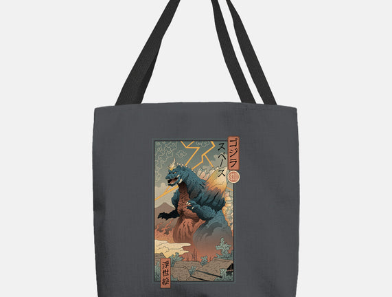 Space Kaiju Ukiyo-E