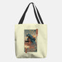 Space Kaiju Ukiyo-E-none basic tote-vp021