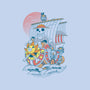 Sunny Ship-none removable cover w insert throw pillow-constantine2454