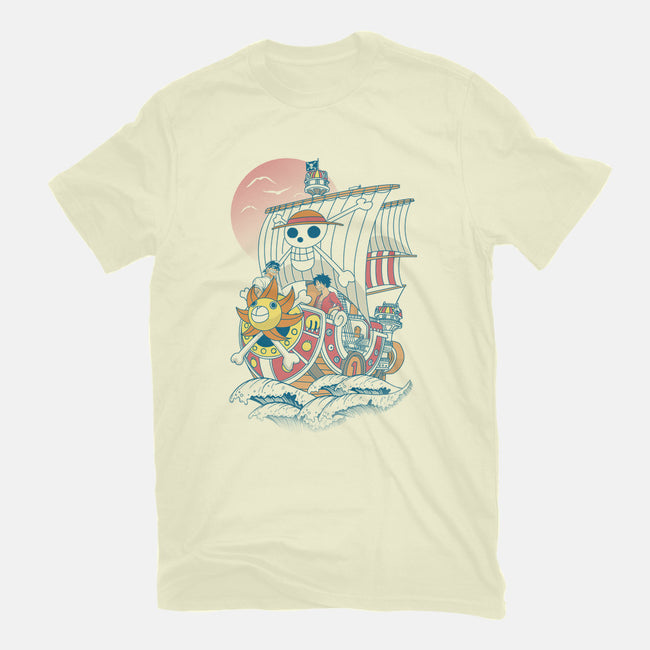 Sunny Ship-womens fitted tee-constantine2454