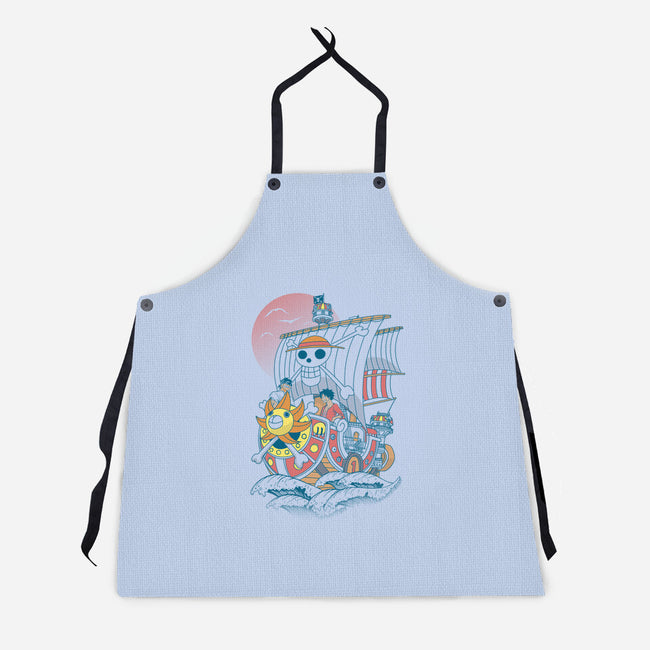 Sunny Ship-unisex kitchen apron-constantine2454