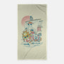 Sunny Ship-none beach towel-constantine2454