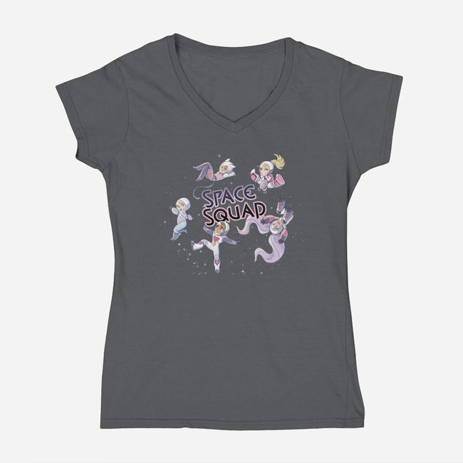 She Space Squad-womens v-neck tee-SeaworthyPirate