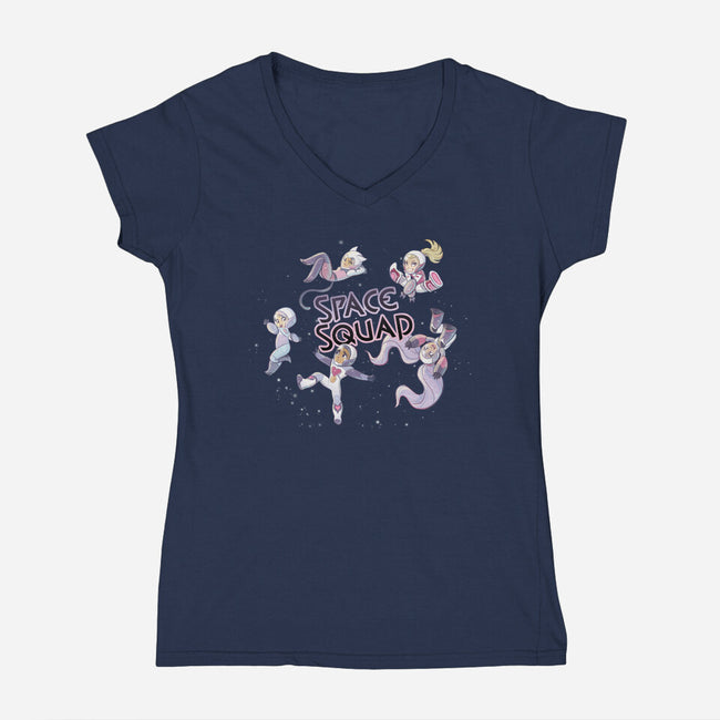 She Space Squad-womens v-neck tee-SeaworthyPirate