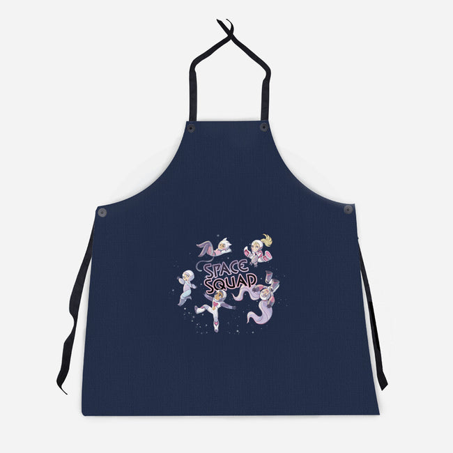 She Space Squad-unisex kitchen apron-SeaworthyPirate