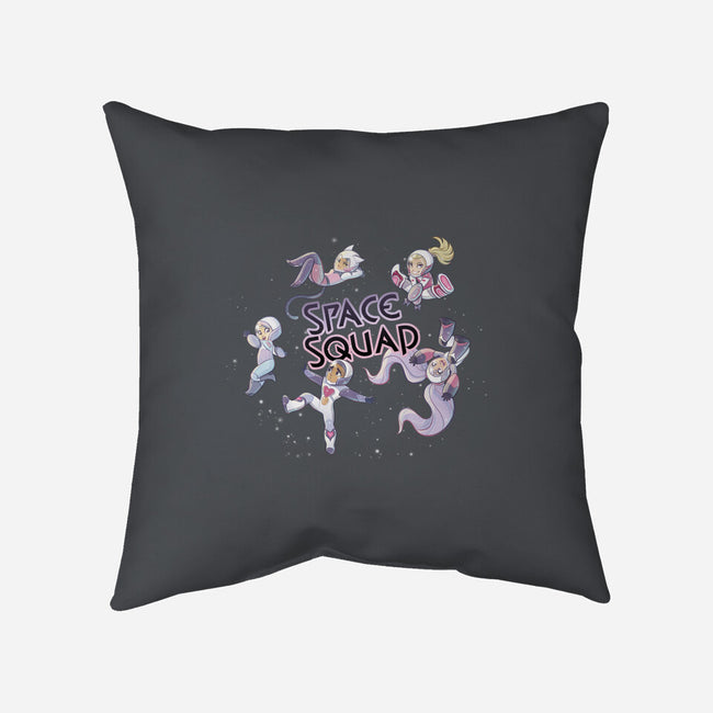 She Space Squad-none removable cover throw pillow-SeaworthyPirate