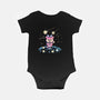Starry Owl-baby basic onesie-TechraNova