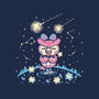 Starry Owl-none drawstring bag-TechraNova