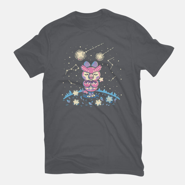 Starry Owl-unisex basic tee-TechraNova