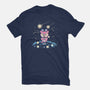 Starry Owl-mens basic tee-TechraNova