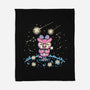 Starry Owl-none fleece blanket-TechraNova