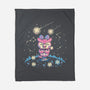 Starry Owl-none fleece blanket-TechraNova